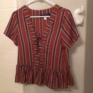 Stripe fashion top
